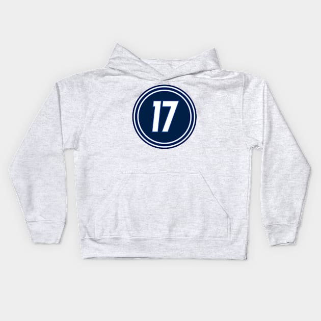 Adam Lowry Number 17 Jersey Winnipeg Jets Inspired Kids Hoodie by naesha stores